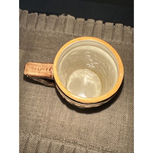 Ceramic Stein 3 Men at Table Beer Handled Drink Drinking Mug Hand Painted Japan - Picture 6 of 10